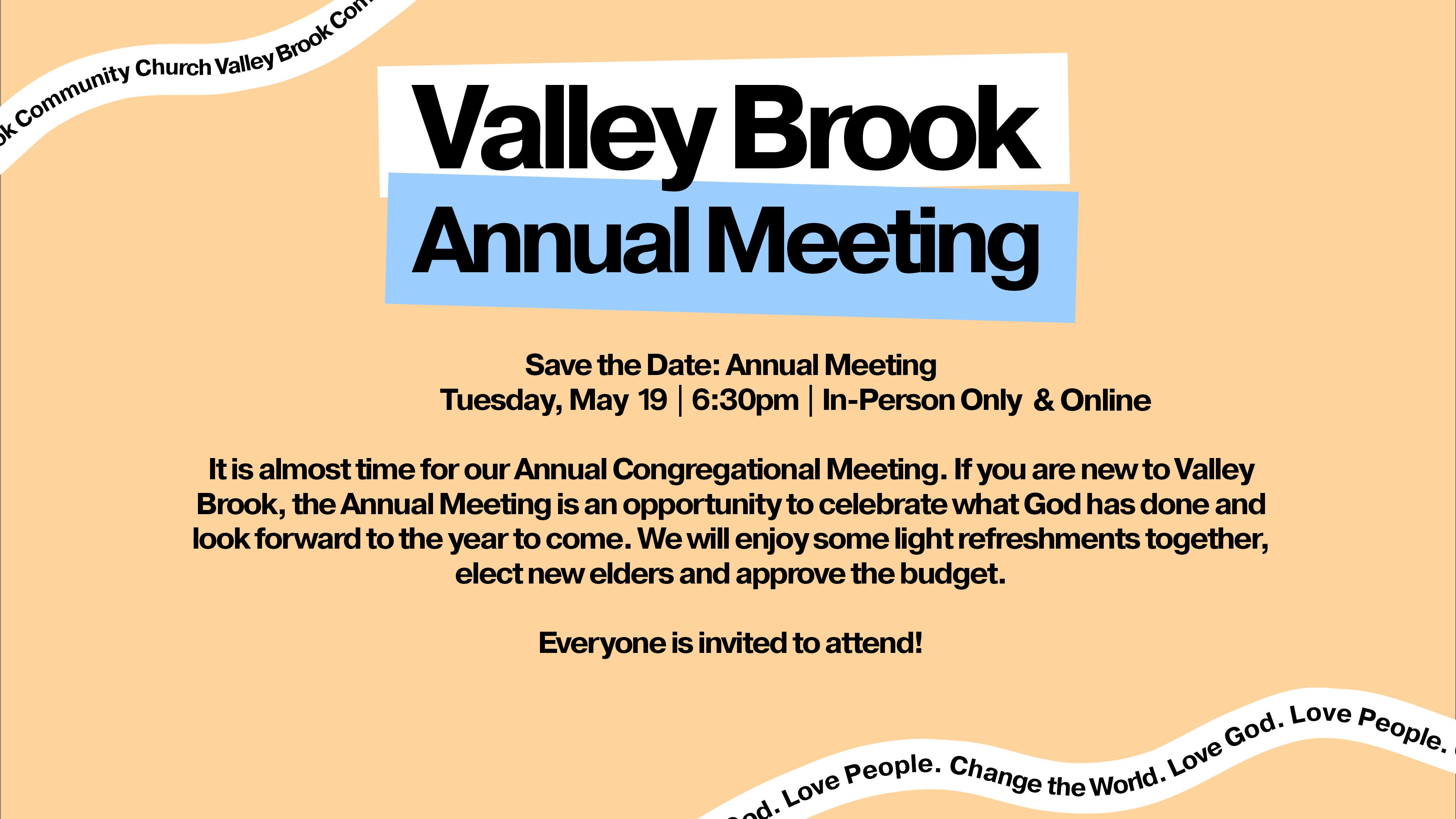 Valley Brook Annual Meeting | 05/19/2026