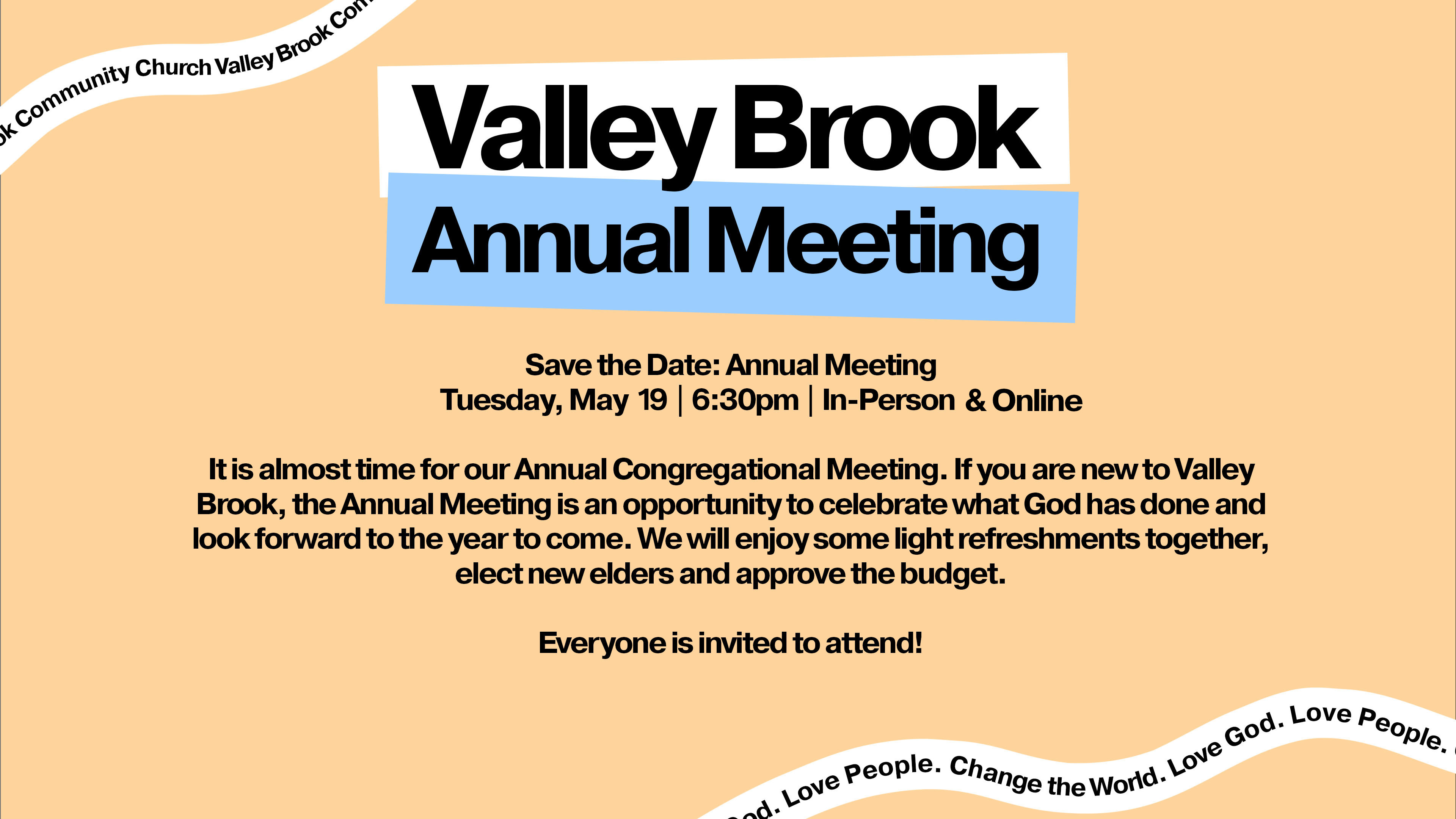 Valley Brook Annual Meeting | 05/19/2026